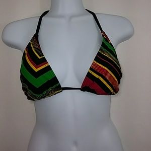 Shi by Journeys Chevron Tribal Bikini Top size M